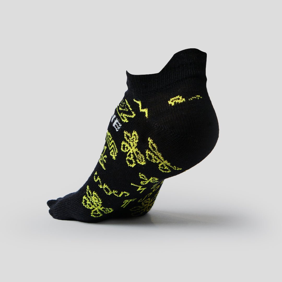 Merino Luxury Run Low Ankle No Show Toe Socks (unisex) - Premium Socks from TARKINE RUNNING - Just $20! Shop now at TARKINE ATHLETICS