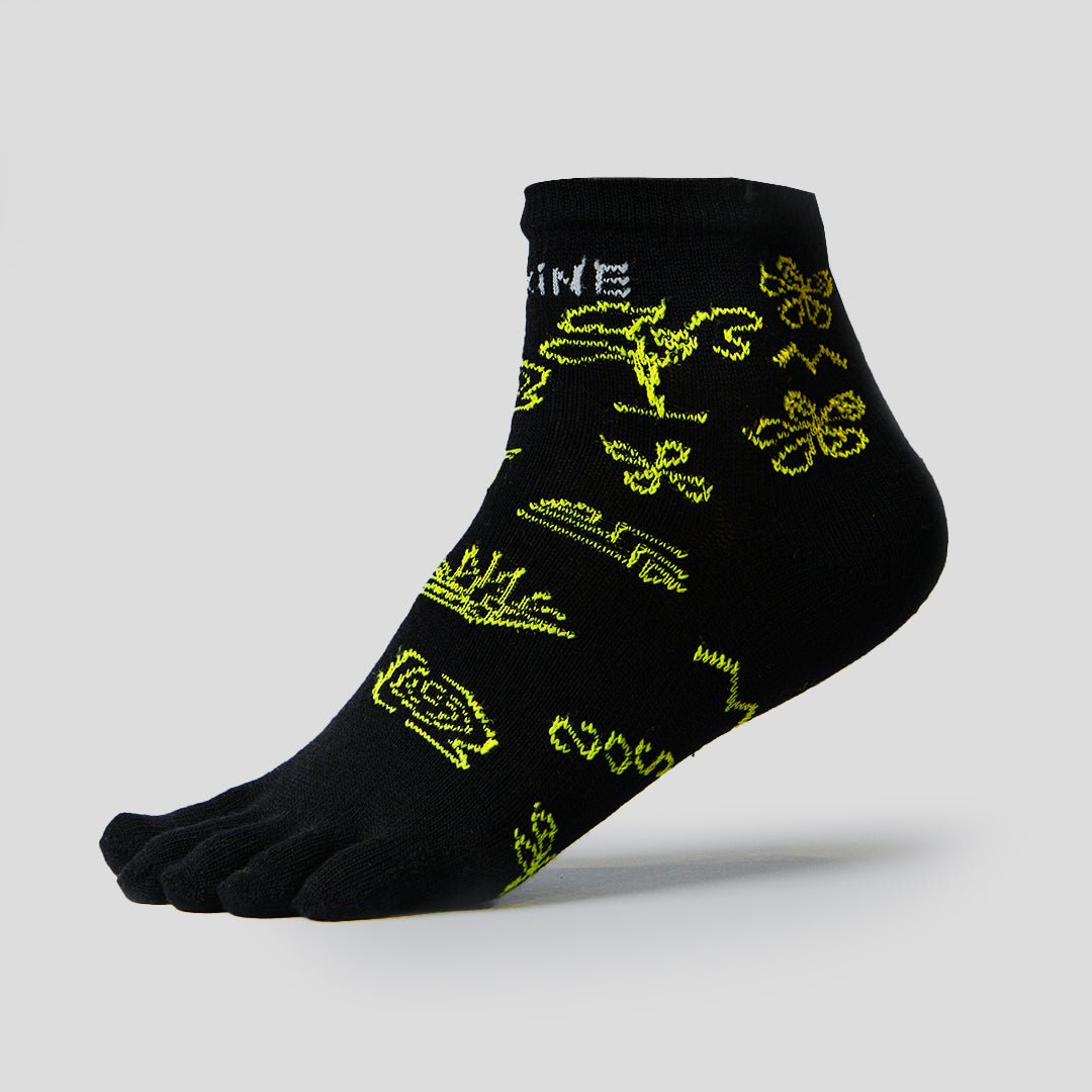 Merino Luxury Run Mid Crew Toe Socks (unisex) - Premium Socks from TARKINE RUNNING - Just $24.95! Shop now at TARKINE RUNNING